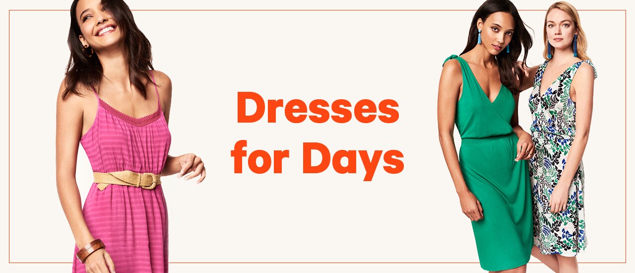 Women's dresses for days