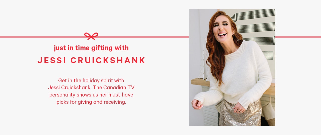 Get in the holiday spirit with Jessi Cruickshank