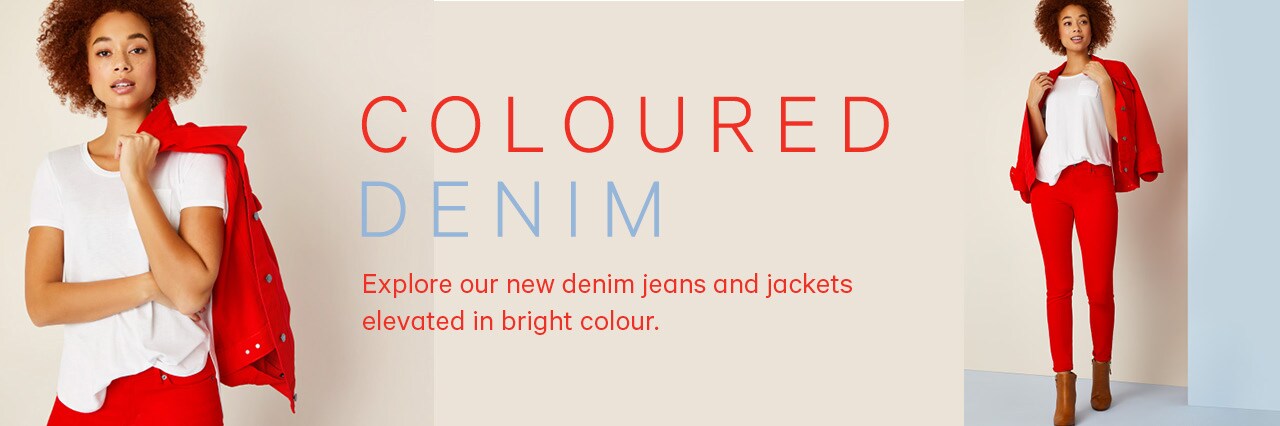 Womens Colored denim