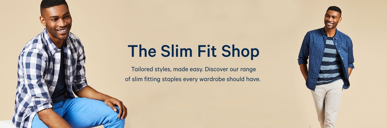 mens slim fit shop