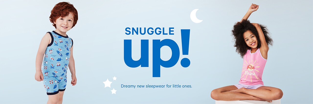 Dreamy new sleepwear for children.