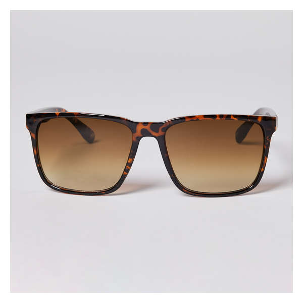 Tortoise Rectangle Sunglasses - Brown