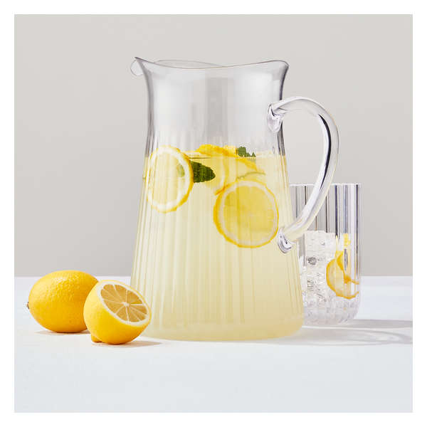 Fluted Pitcher - Clear