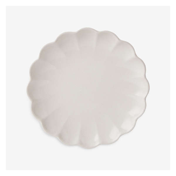 Scalloped Side Plate - Cream