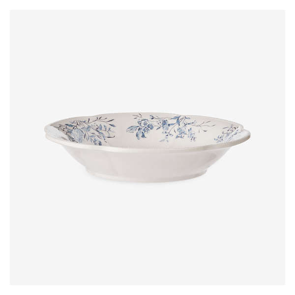 Vintage Floral Small Bowl - Light Blue
