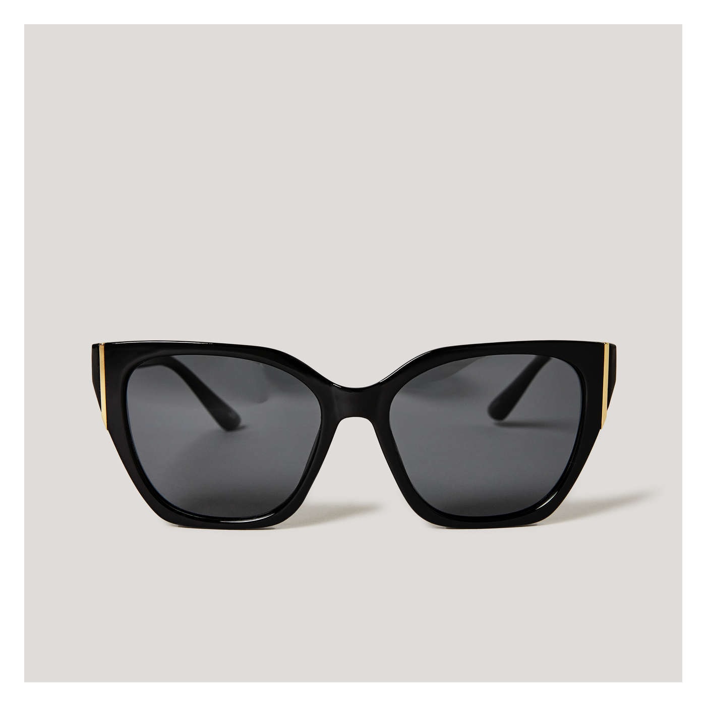 Semi-Rimless Sport Blade Sunglasses in Black from Joe Fresh