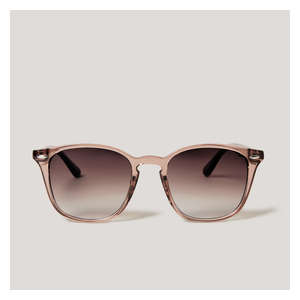 Square Sunglasses - Beige