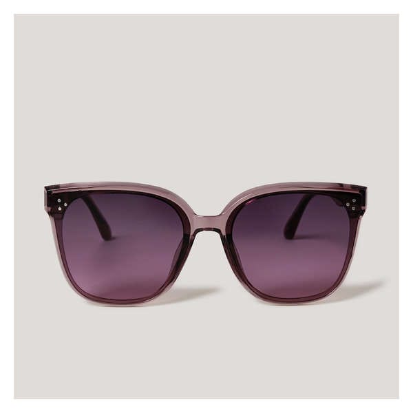 Lunettes de soleil carrées - Pourpre
