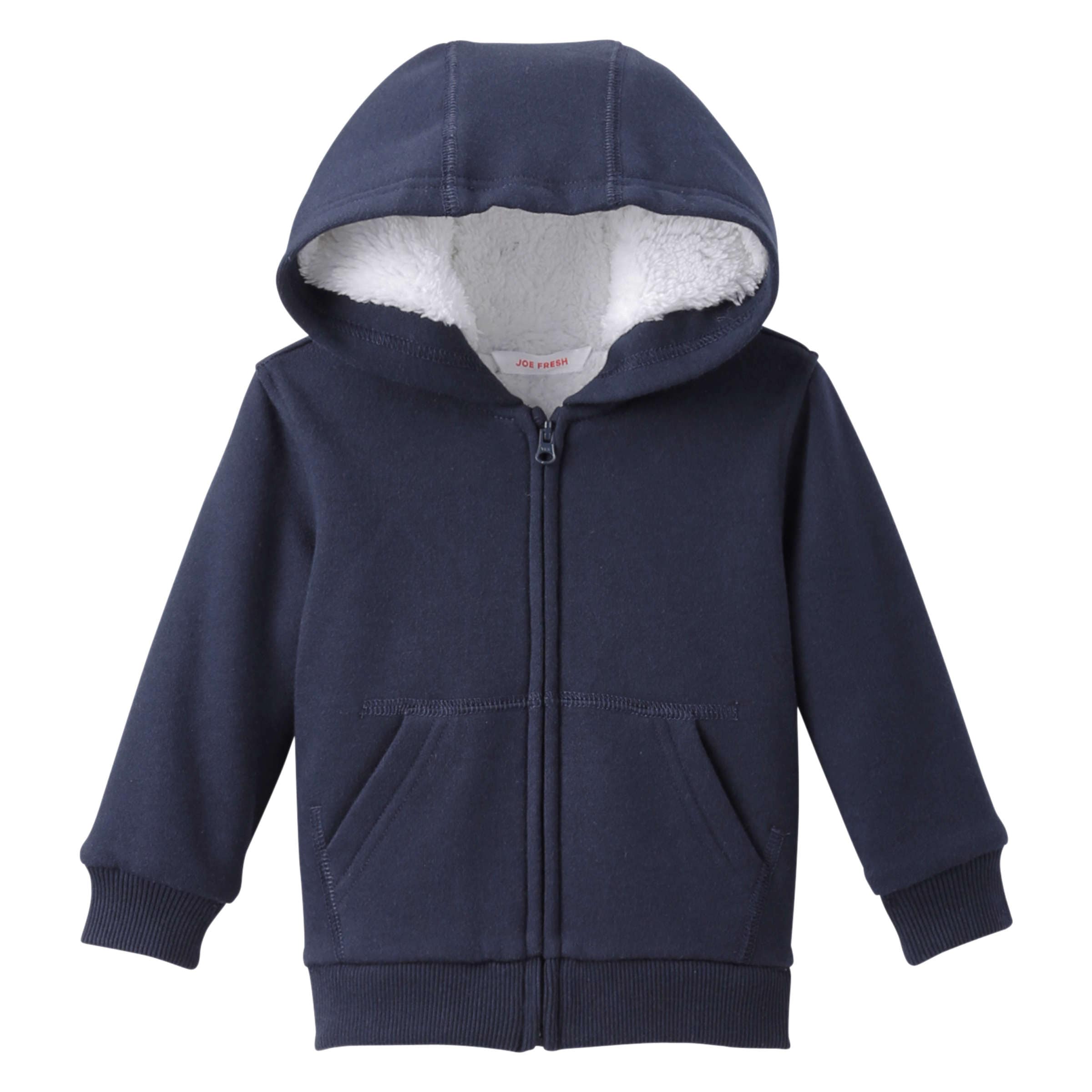 boys fur lined hoodie