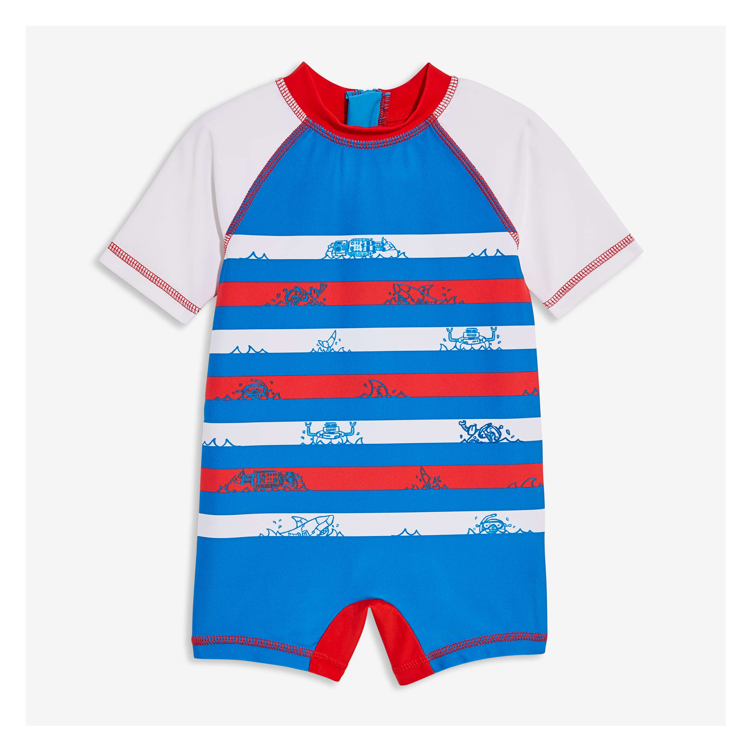 baby boy white rash guard