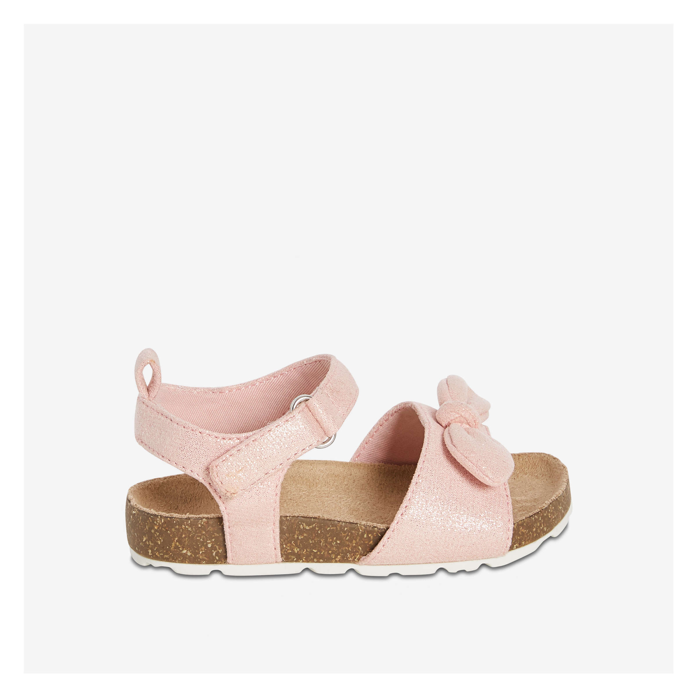 fawn footbed sandals