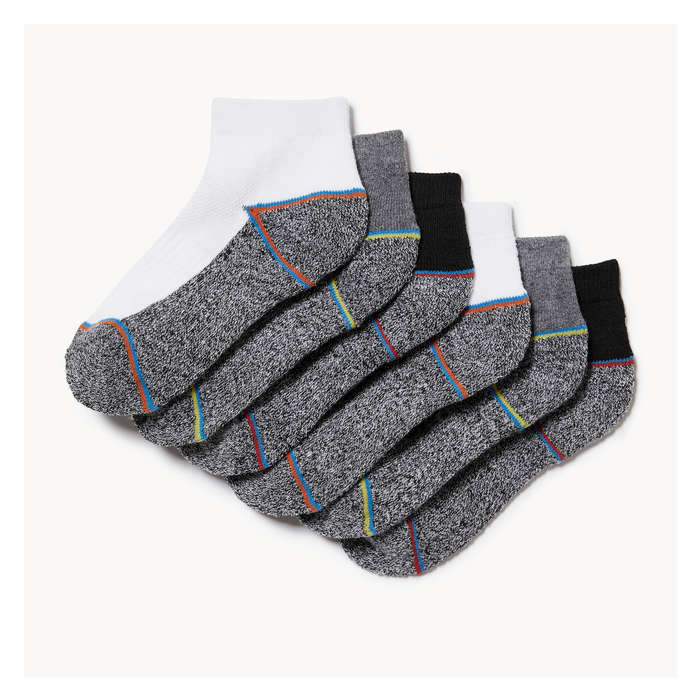 Kid Boys' 6 Pack Low-Cut Socks