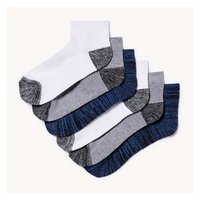Kid Boys' 6 Pack Low-Cut Socks