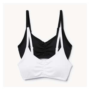 Kid Girls' 2-Pack Bralette - White