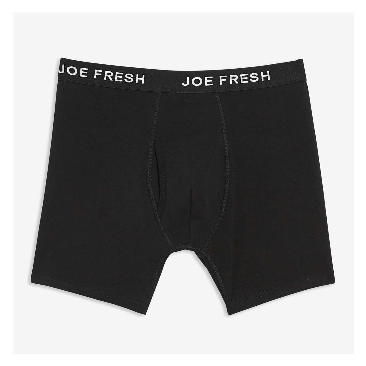 Lace Trim High-Cut Briefs in Black from Joe Fresh