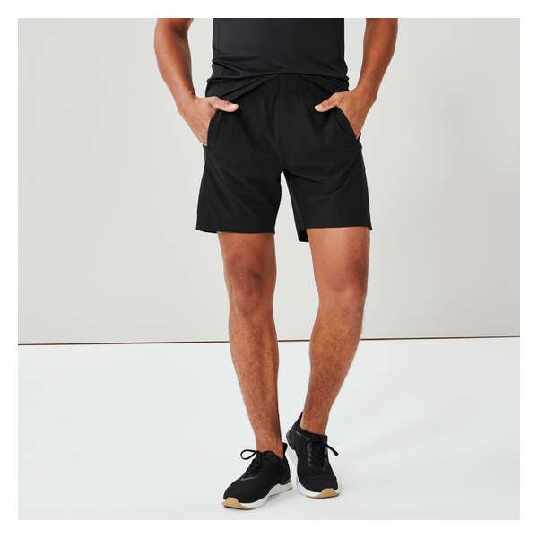 Men's Active Stretch Shorts - Black