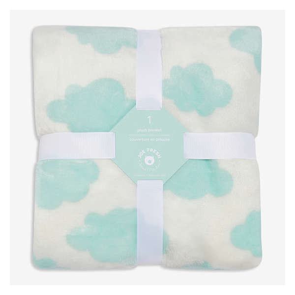 Newborn Fleece Blanket - Aqua