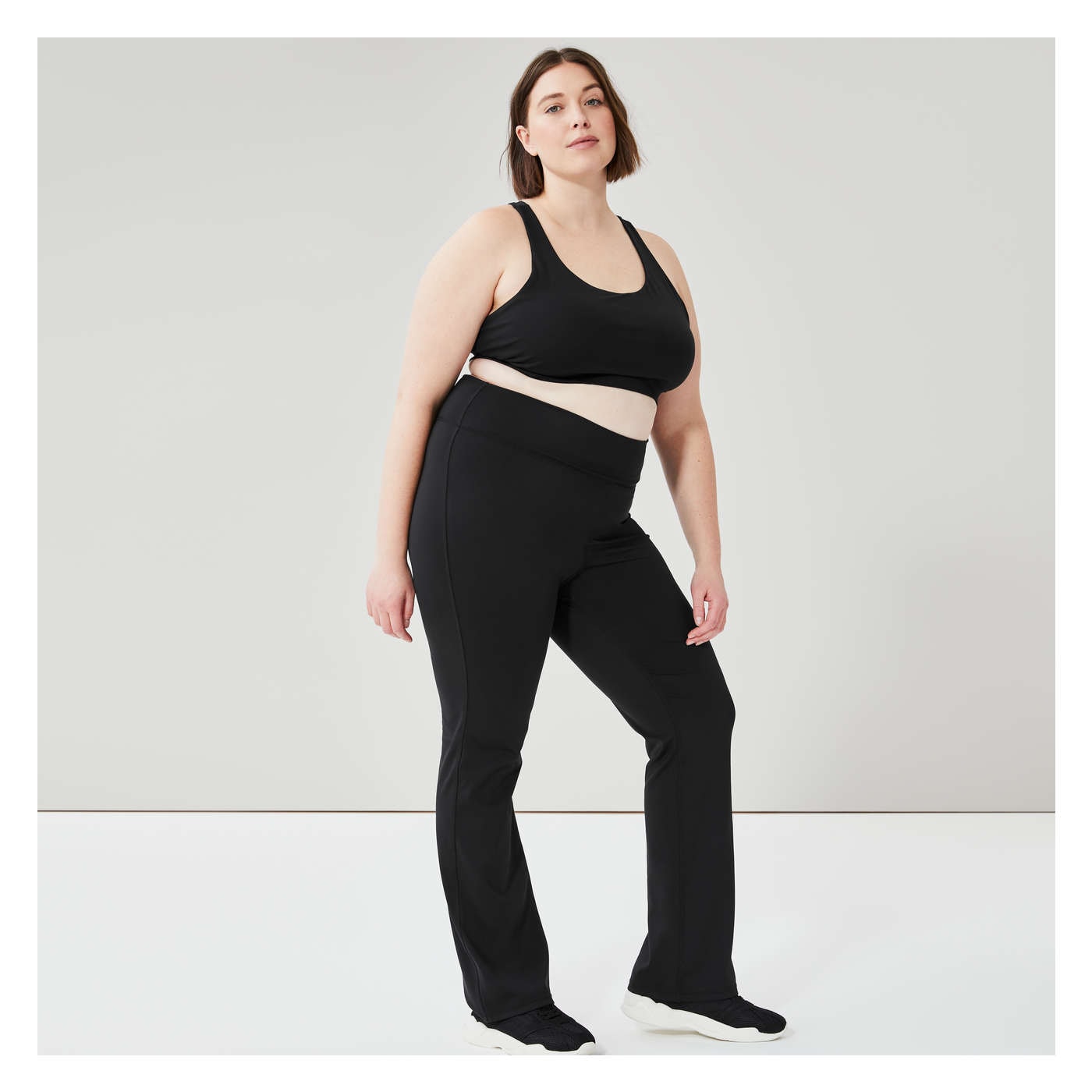 Donna Black Plus Yoga Pant, 1X
