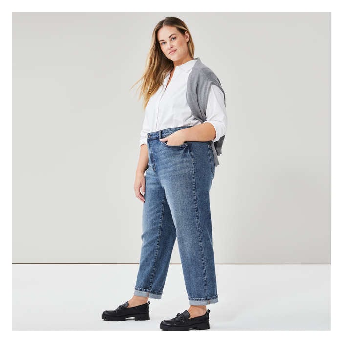 Women+ High Rise Straight Jean