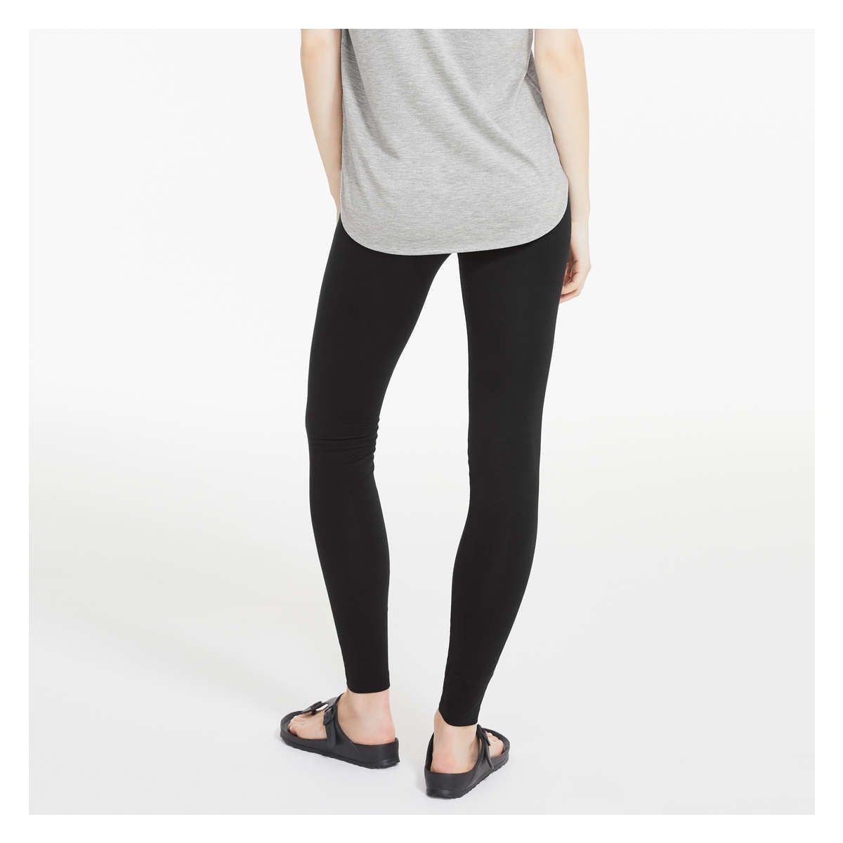 Sofra Cotton Leggings - Womens Medium Weight Breathable Cotton Legging,  Black, Size: 3X-Large