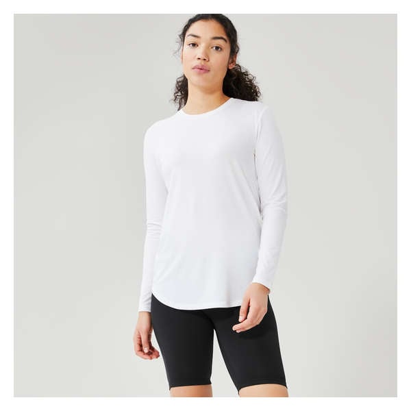 Active Long Sleeve - White