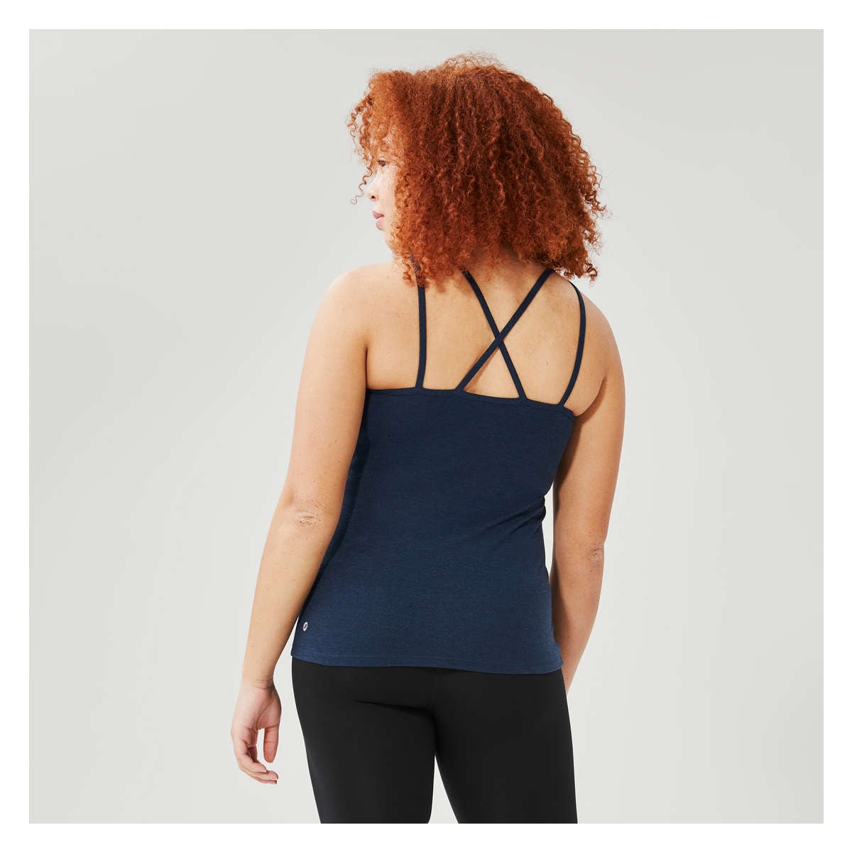 Strappy Active Tank in Navy Mix from Joe Fresh