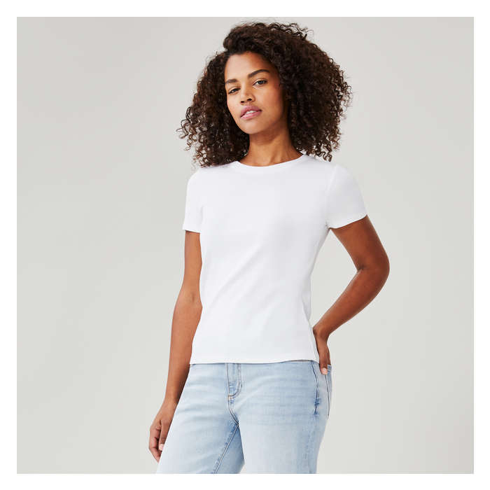 Women's Organic Cotton Crew Neck Tee