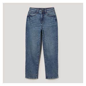 High Rise Straight Jean - Blue