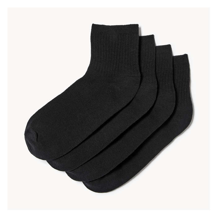 Women's 4-Pack Quarter-Crew Socks