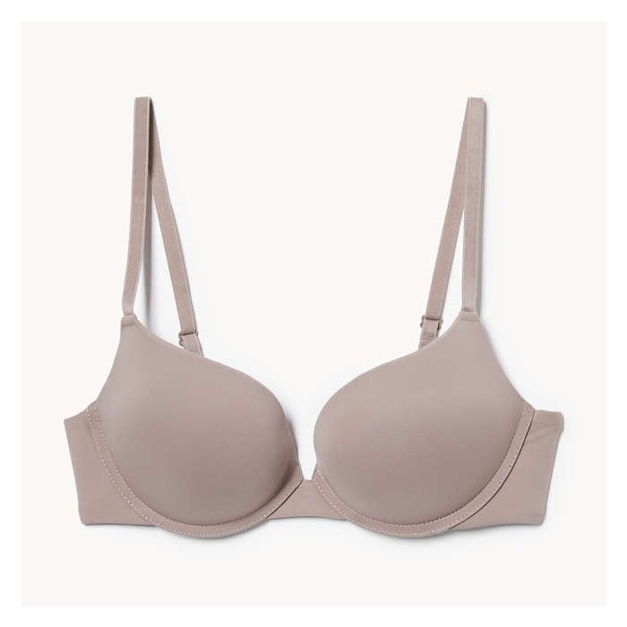 Women's Padded Push Up Bra - Stone