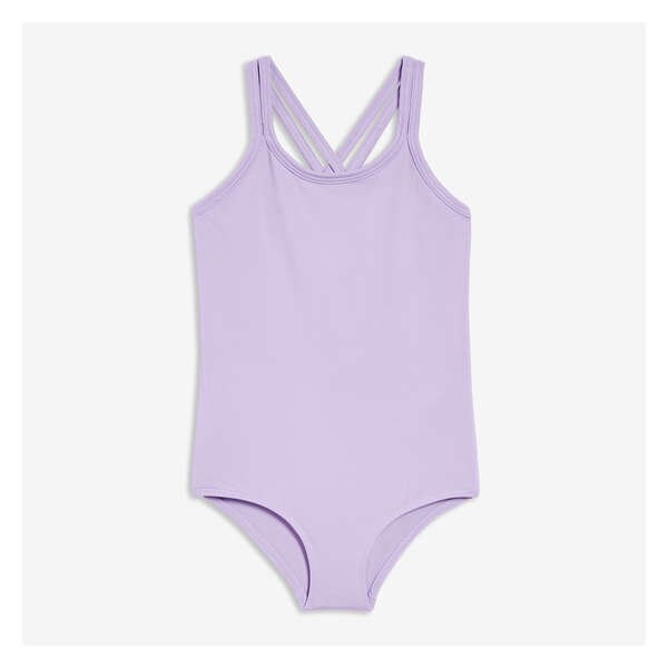 Toddler Girls'  Strappy Active Bodysuit - Lavender