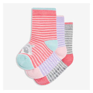 10 Pair Joe Fresh Baby 0-12 Months Socks ~ 5-Pairs Each/Solid & Stripes  ~ Qty