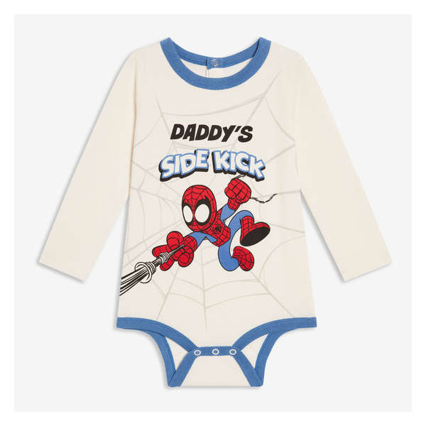 Baby Marvel Spider-Man Bodysuit - Linen