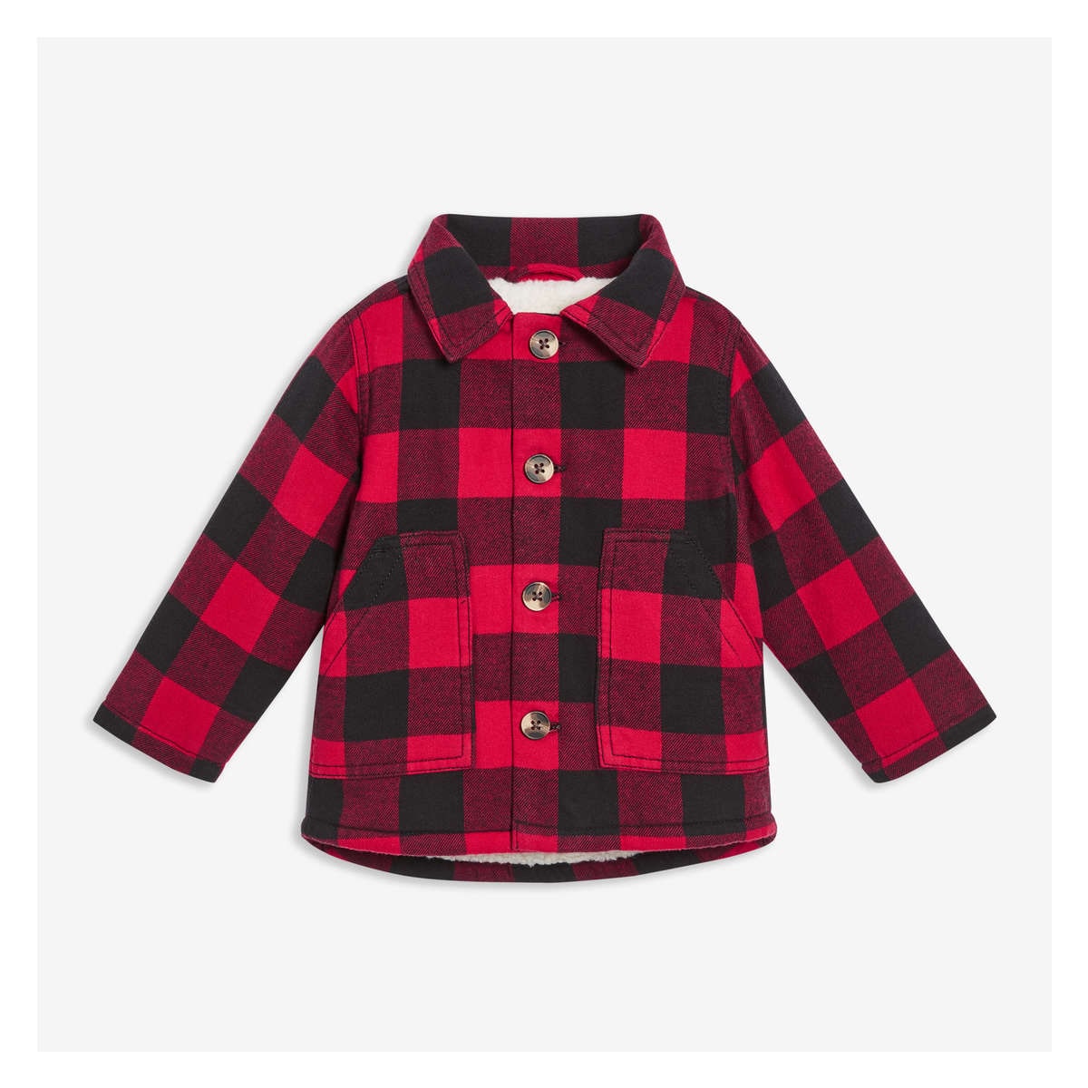 Baby Boys' Buffalo Check Jacket in Dark 