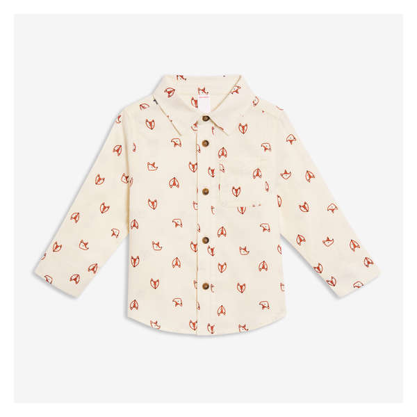 Baby Boys' Flannel Shirt - Linen
