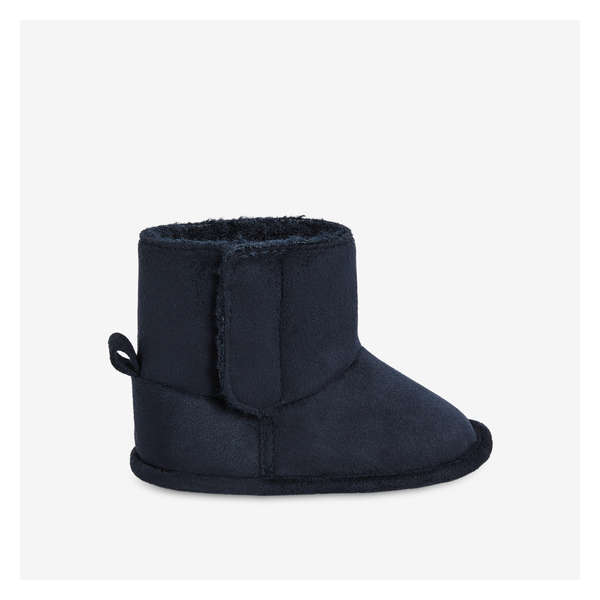 Baby Boys' Faux Suede Boots - Navy
