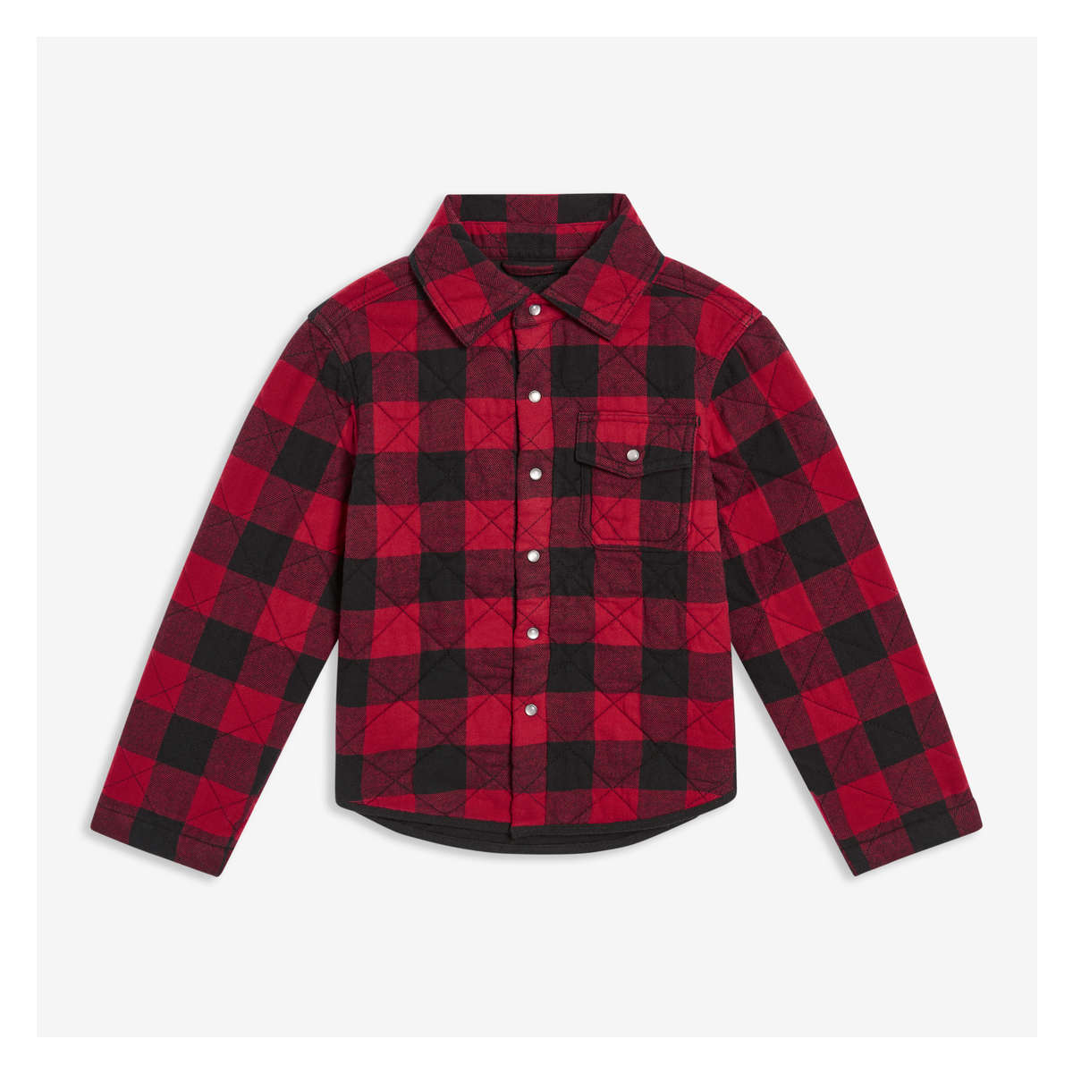 Kid Boys' Buffalo Check Jacket in Dark 