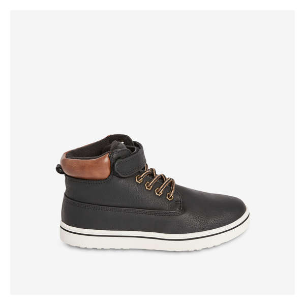 Kid Boys' Sneaker Boots - Black
