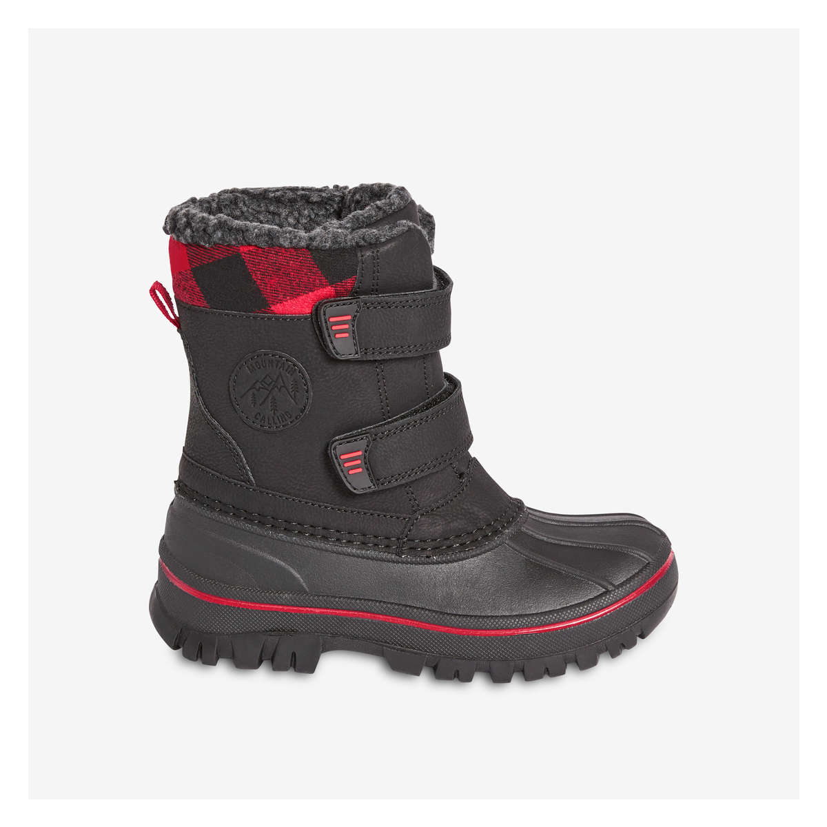 Kid Boys' Winter Boots in Black Mix 