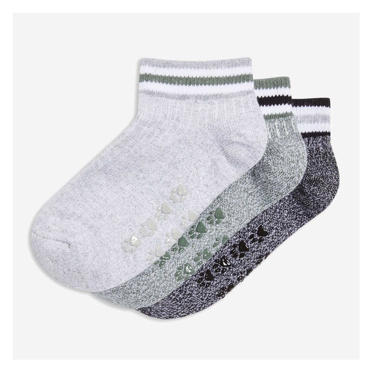 Kid Boys' 3 Pack Low-Cut Boot Socks in 