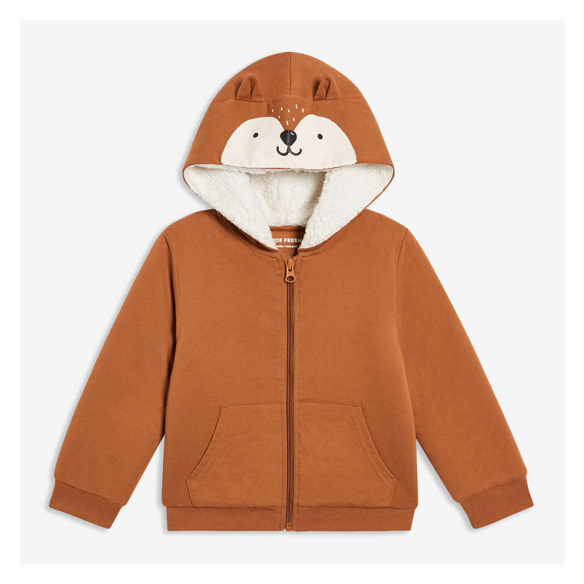 Toddler Boys' Lined Hoodie in Dark 