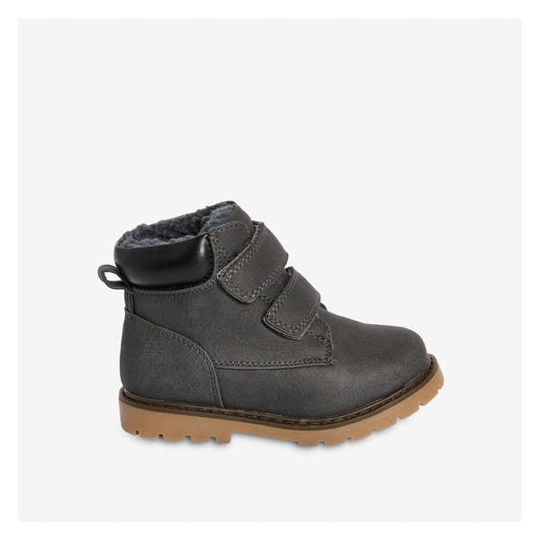 Toddler Boys' Quick-Close Boots - Charcoal