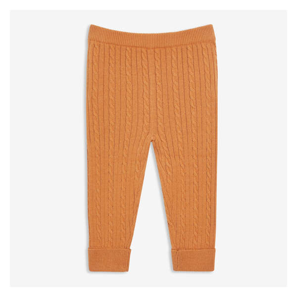 Cable Knit Legging - Dark Gold