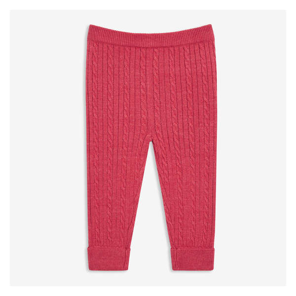 Cable Knit Legging - Rose