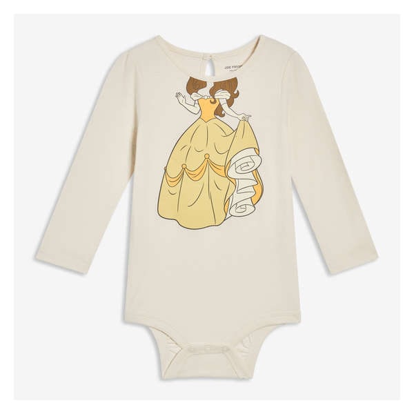 Baby Disney Princess Belle Bodysuit - Linen