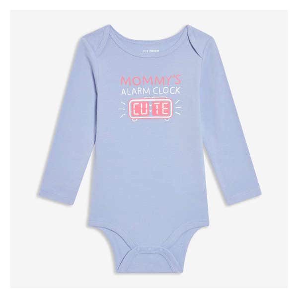 Baby Girls' Long Sleeve Bodysuit - Pale Blue