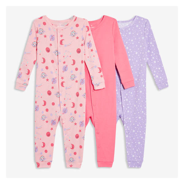 Baby Girls' 3 Pack Sleeper - Pink