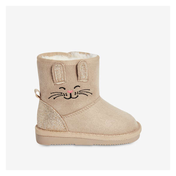 Baby Girls' Bunny Boots - Gold