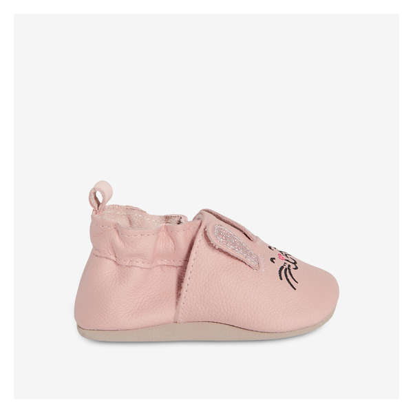 Baby Girls' Bunny Elastic Ankle Shoes - Pink