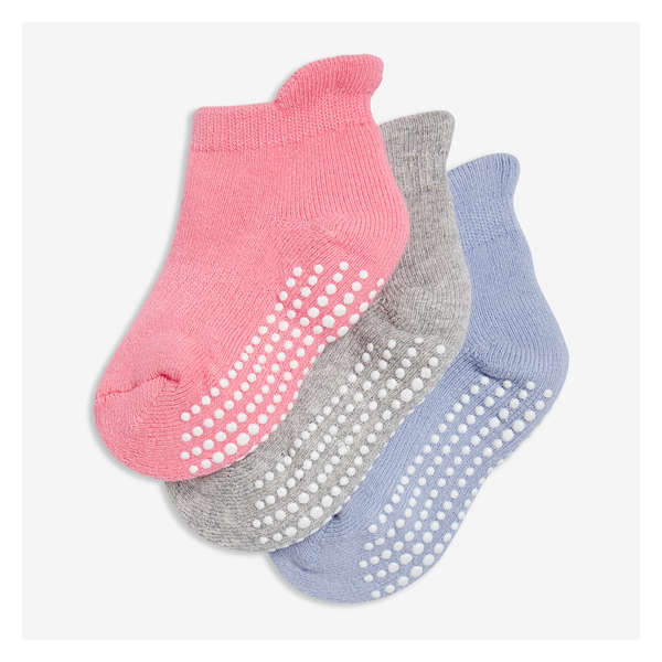 Baby Girls' 3 Pack Low-Cut Socks - Pink